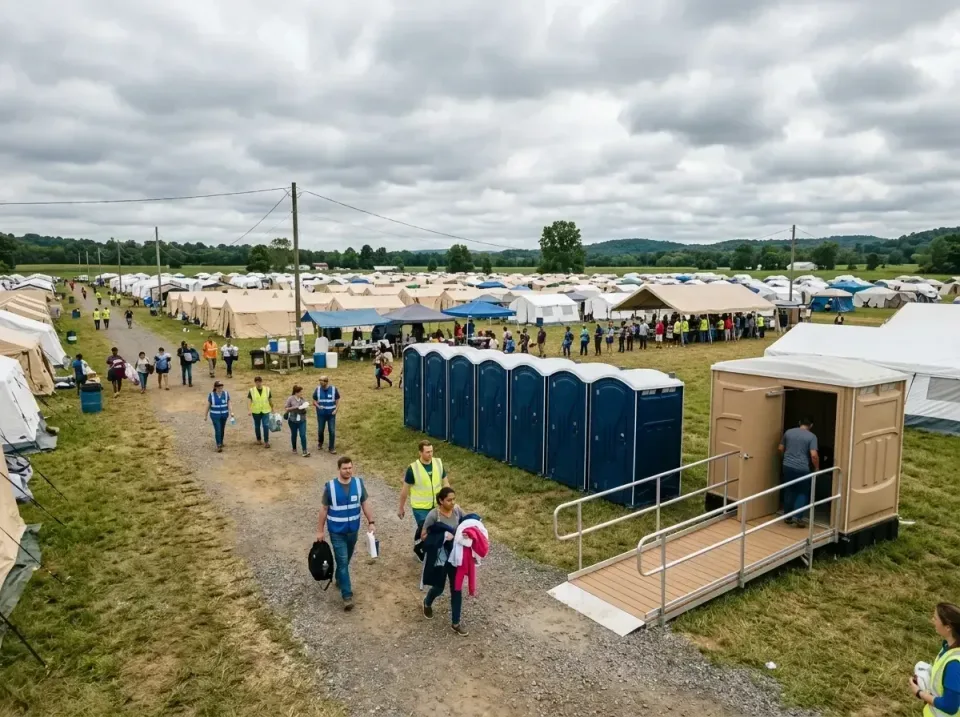 disaster-relief-camp-restrooms-010 — frequently asked questions, Dumpster & Portable Bathrooms Rental in Hermiston, OR